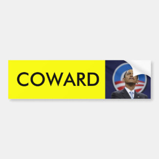 obama1, COWARD Bumper Sticker
