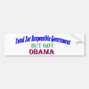 OBAMA3 BUMPER STICKER