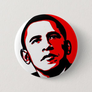 Obama 08 6 cm round badge