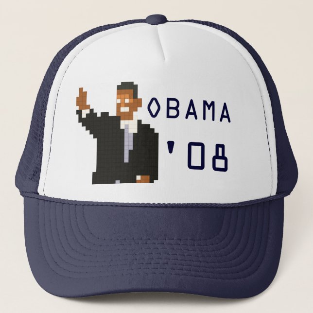 Obama '08-Bit Hat (Front)