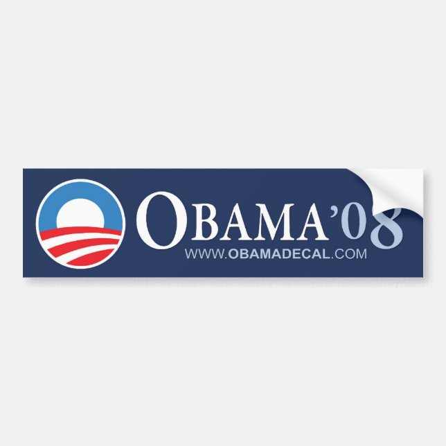 OBAMA '08 BUMPER STICKER (Front)