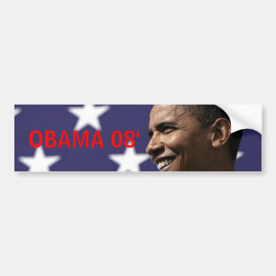 OBAMA 08' BUMPER STICKER