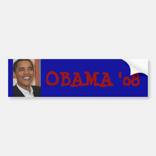 OBAMA '08 BUMPER STICKER