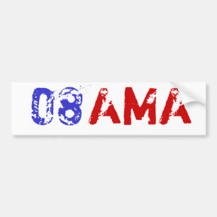 Obama 08 Bumpersticker Bumper Sticker
