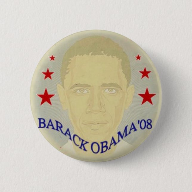 Obama '08 Button (Front)