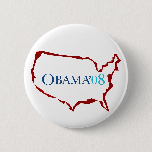 Obama 08 Button (Front)