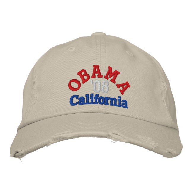 Obama '08 California Hat (Front)
