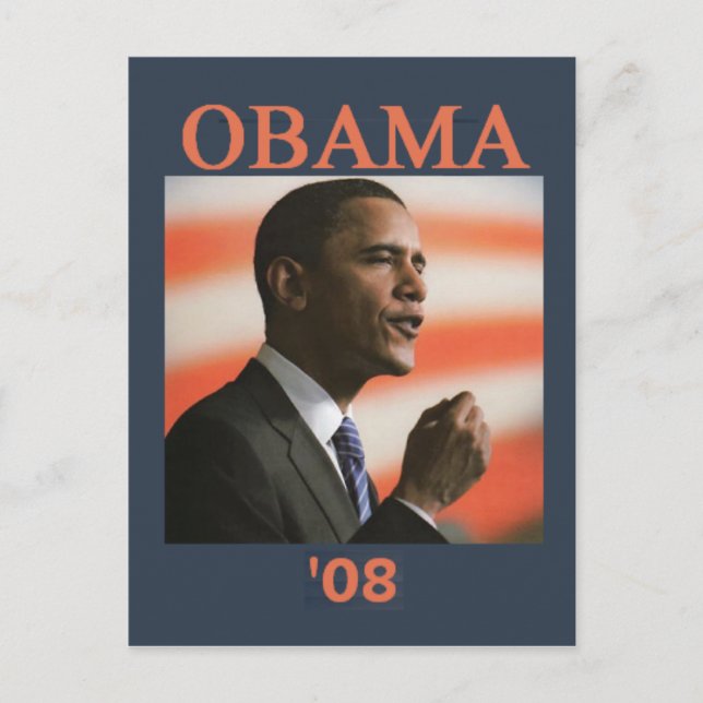 Obama '08 Postcard (Front)