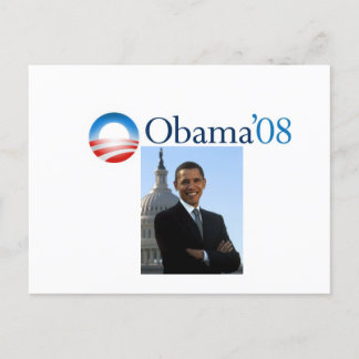Obama '08 postcard