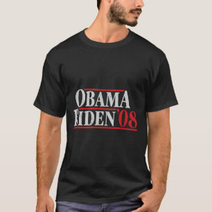 Obama 08 Shirt - Retro Campaign Obama Biden 