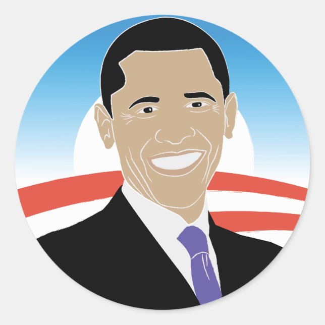 Obama '08 Sticker (Front)