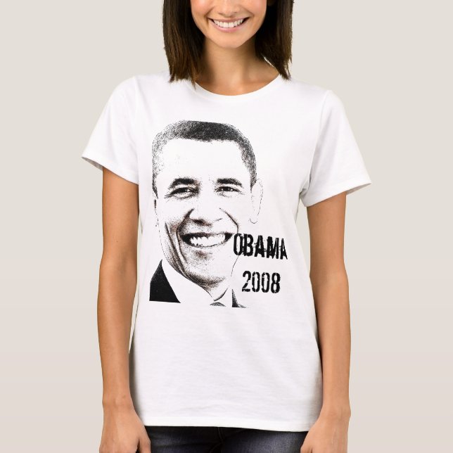 Obama '08 with Website T-Shirt (Front)
