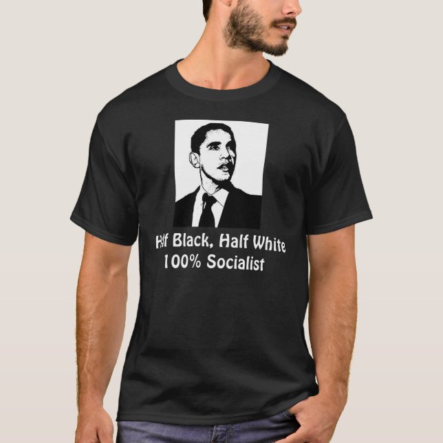 Obama 100% Socialist T-Shirt (Front)