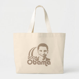 Obama 2008 large tote bag