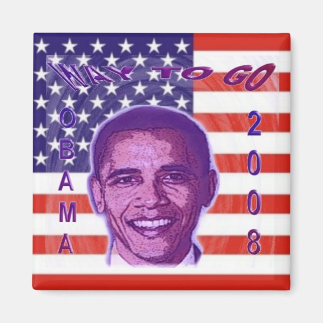 OBAMA 2008 Magnet (Front)