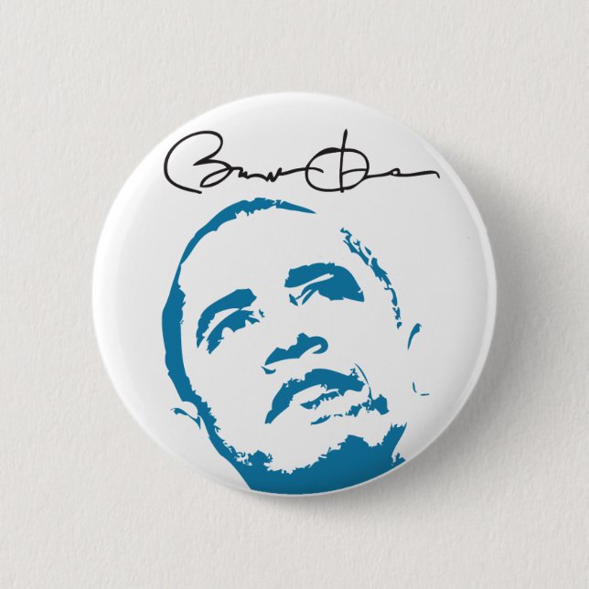 Obama 2008 Signature Button 61013 (Front)
