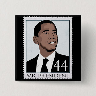 Obama 2012 15 cm square badge