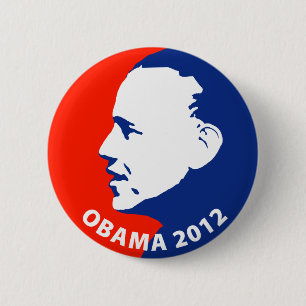 Obama 2012 6 cm round badge