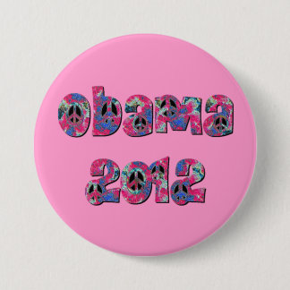 Obama 2012 7.5 cm round badge