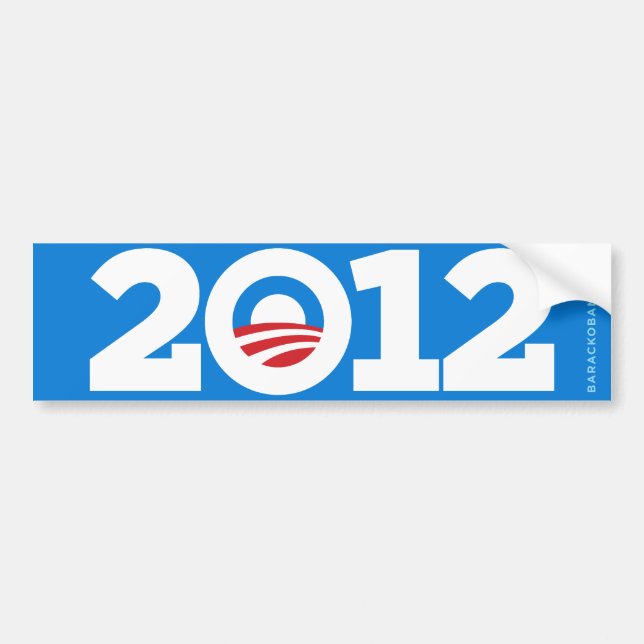 Obama 2012 Bumper Sticker (Front)