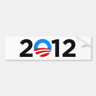 Obama 2012 bumper sticker