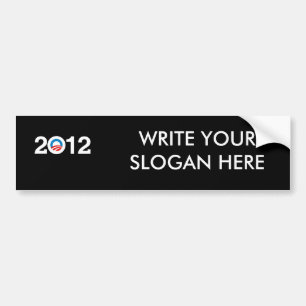 OBAMA 2012 BUMPER STICKER