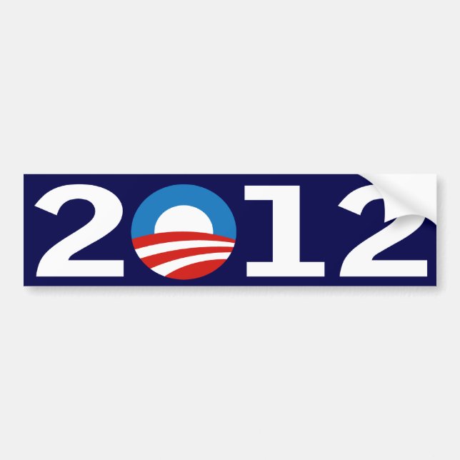Obama 2012 Bumper Sticker (Front)