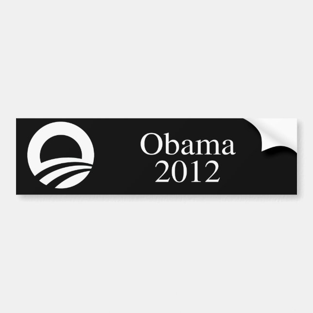 OBAMA 2012 - BUMPER STICKER (Front)