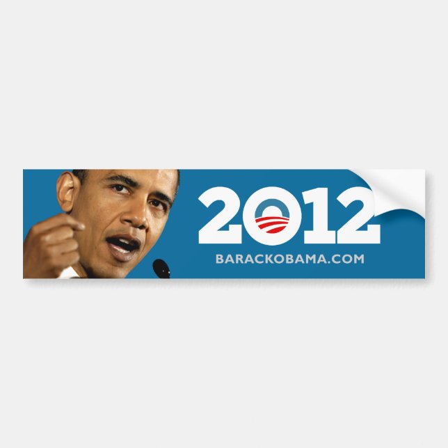 Obama 2012 bumper sticker (Front)