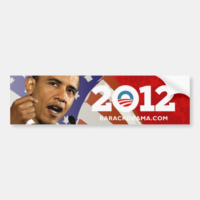 Obama 2012 bumper sticker (Front)