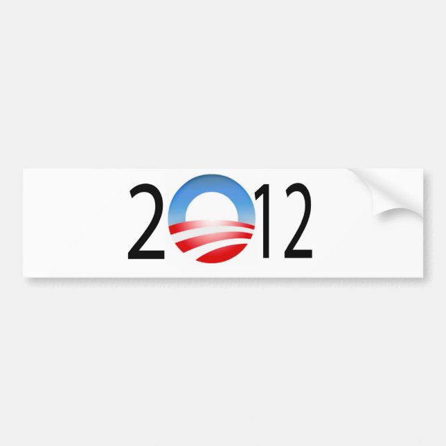 OBAMA 2012 BUMPER STICKER (Front)
