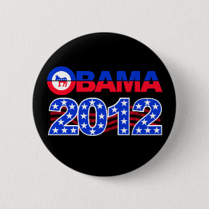 OBAMA 2012 button