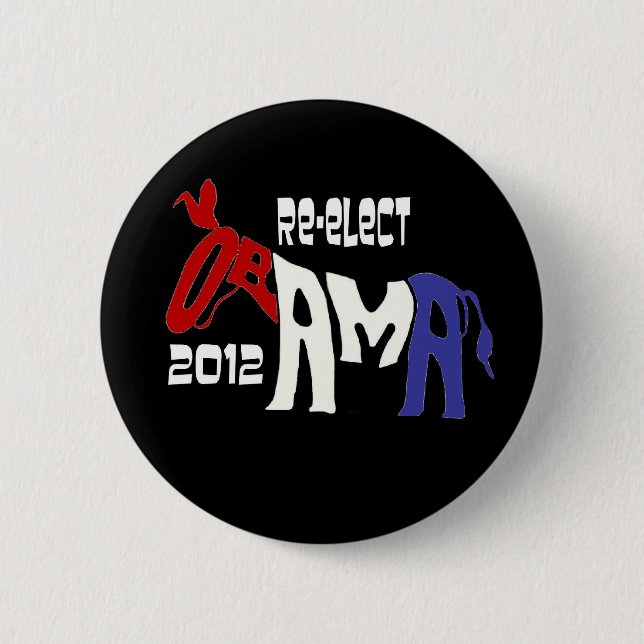 Obama 2012 button (Front)