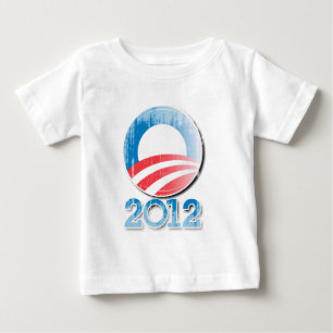 OBAMA-2012-BUTTON Vintage.png Baby T-Shirt
