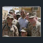 Obama 2012 calendar<br><div class="desc">Obama 2012 calendar is perfect for all military families show your continuing support for the president and our military in 2012</div>
