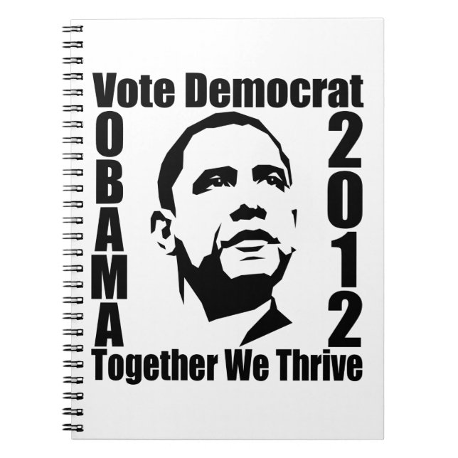 OBAMA 2012 custom notebook (Front)