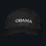 OBAMA 2012 Distressed Chino Twill Cap<br><div class="desc">OBAMA 2012 Distressed Chino Twill Cap</div>