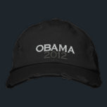 OBAMA 2012 Distressed Chino Twill Cap<br><div class="desc">OBAMA 2012 Distressed Chino Twill Cap</div>