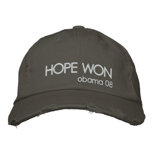 Obama 2012 embroidered hat (Front)