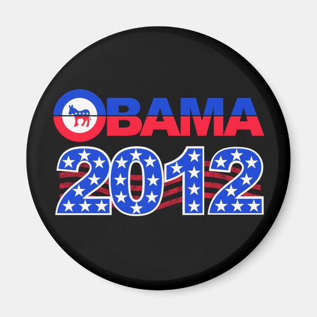 OBAMA 2012 magnet (Front)