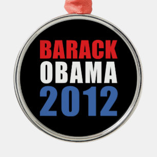 Obama 2012 metal tree decoration
