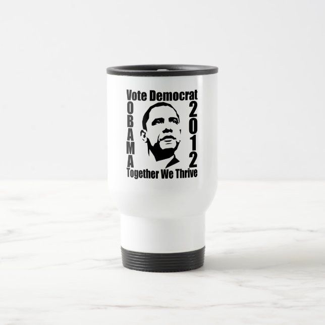 OBAMA 2012 mug - choose style & color (Center)