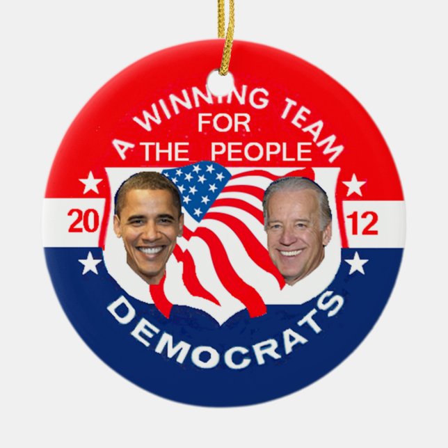 Obama 2012 Ornament (Front)