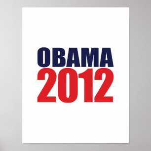 OBAMA 2012 -.png Poster