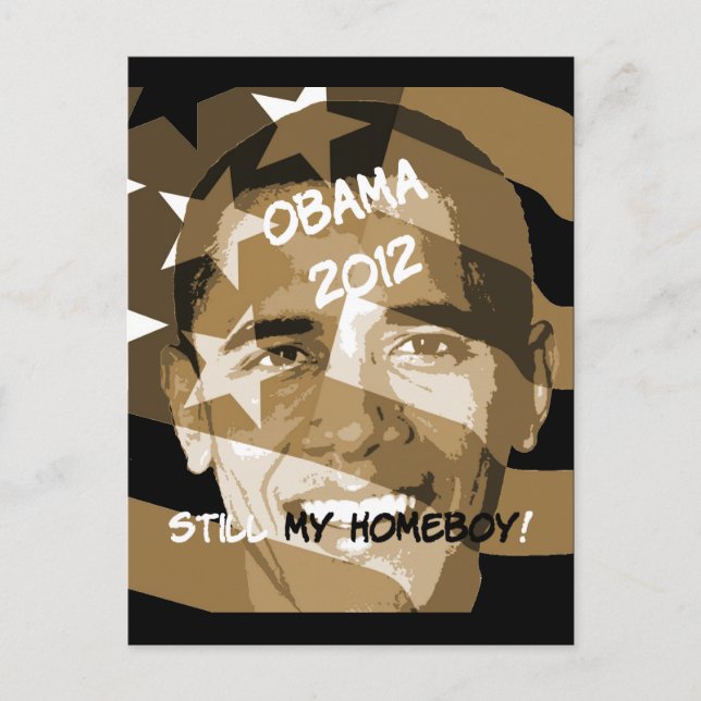 Obama 2012 postcard (Front)