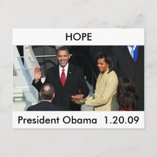 Obama 2012 postcard