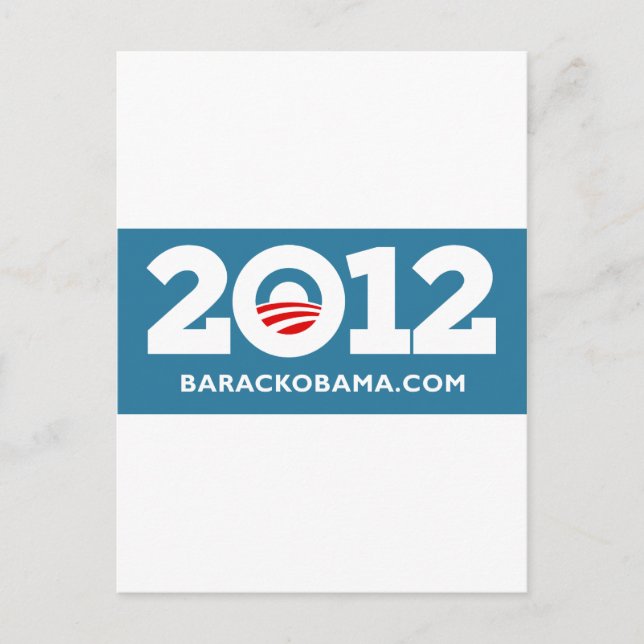 Obama 2012 postcard (Front)