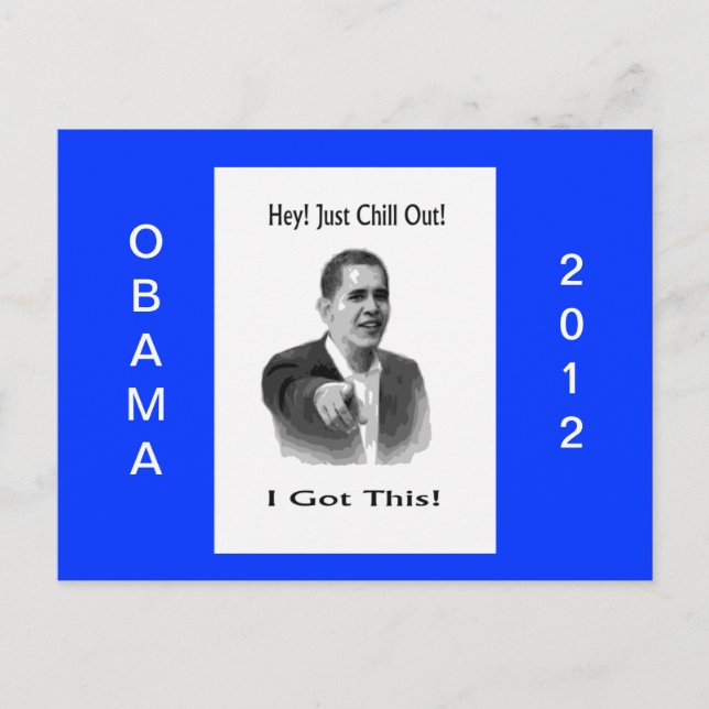 Obama 2012 postcard (Front)