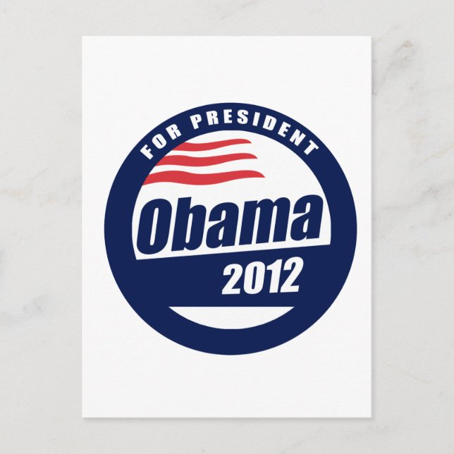Obama 2012 postcard (Front)