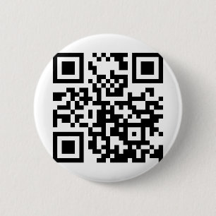 Obama 2012 QR CODE 6 Cm Round Badge